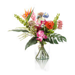 Emerald bouquet artificiel exotic mix