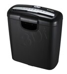 Destructeur de Document Norme P-2 Bande 5,8mm Cap 6 Feuilles 10 Litres Noir ACTIVEJET