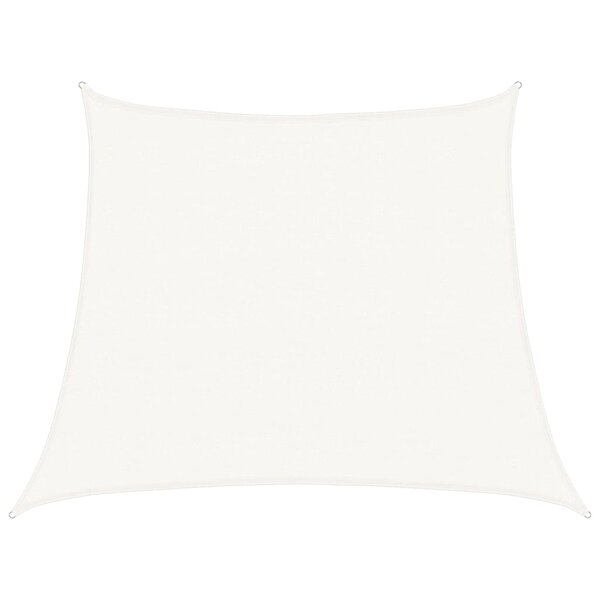 vidaXL Voile d'ombrage 160 g/m² Blanc 3/4x3 m PEHD