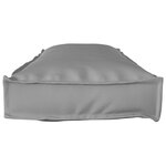 vidaXL Coussin Gris 120 x 40 x 8 cm Tissu Oxford