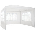 Tectake Tonnelle 3 x 3 x 2,5 m - blanc