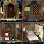 Mould King 10060 - Moulin à vent médiéval européen