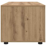 vidaXL Meuble TV Chêne artisanal 100 x 48 x 43 cm Bois d'ingénierie