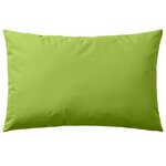 vidaXL Oreiller d'extérieur lot de 4 60 x 40 cm Vert pomme
