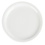 Assiettes à bord étroit blanches 230(ø)mm - lot de 12 - olympia -  - porcelaine
