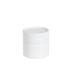 Lot de 25 boîtes cylindriques en carton blanc 7.2 x 6.2 cm