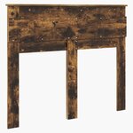 vidaXL Tête de lit Chêne fumé 135 cm Bois d'ingénierie