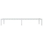 vidaXL Cadre de lit métal blanc 80x200 cm