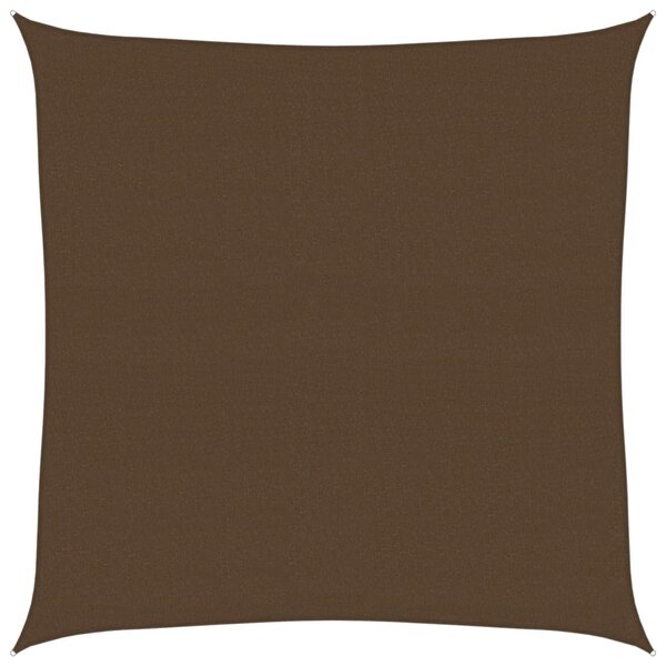 vidaXL Voile d'ombrage 160 g/m² Marron 4x4 m PEHD