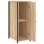 vidaXL Table de chevet chêne sonoma 32x42x80 cm bois d'ingénierie