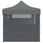 vidaXL Tente de fête 291 x 580 x 315 cm Anthracite Tissu Oxford