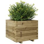 vidaXL Jardinière 60x60x49 5 cm bois de pin imprégné
