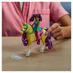 Spin Master 6072482 - Unicorn Academy Licorne Leaf avec Lumières et Poupée Ava
