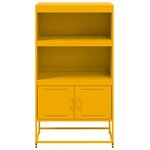 vidaXL Buffet haut blanc 68 5x38 5x107 cm acier