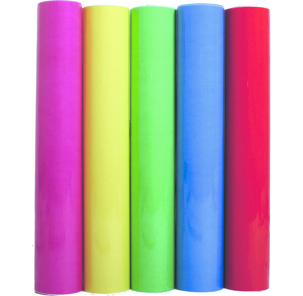 Lot de 30 rouleaux de film fleuriste coloré  classique 2x0 70m CLAIREFONTAINE