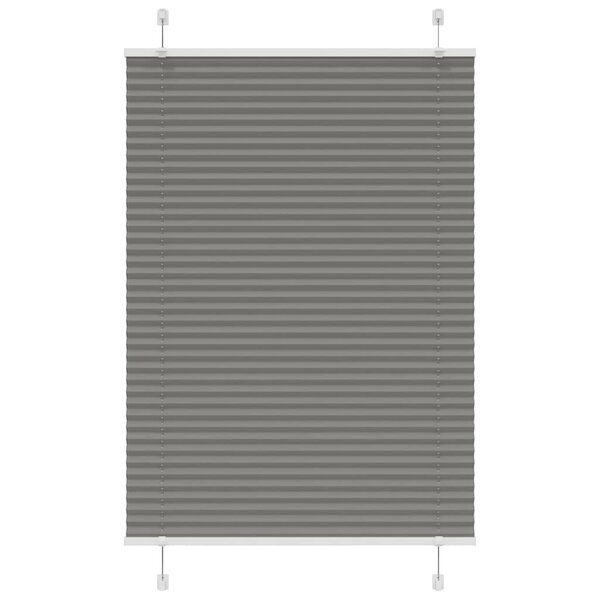 vidaXL Store plissé anthracite 95x100 cm largeur du tissu 94 4 cm