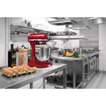 Batteur mélangeur professionnel k5 rouge - kitchenaid -  - acier inoxydable4 8264 x338x411mm