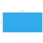 vidaXL Couverture de piscine Bleu 488 x 244 cm PE