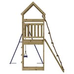 vidaXL Aire de jeux d'extérieur bois de pin imprégné