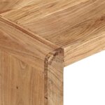 vidaXL Table basse 110x55x35 cm bois massif d'acacia