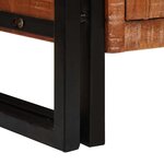 vidaXL Buffet avec portes Marron Bois Recyclé Massif et Métal