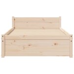 vidaXL Cadre de lit sans matelas bois massif 90x200 cm