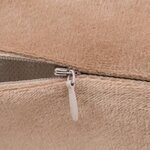 vidaXL Housses de coussin 4 Pièces Tissu 40x40 cm Beige