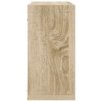 vidaXL Étagères cube murales 6 Pièces Chêne sonoma 30x15x30 cm