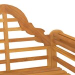 vidaXL Chaise de jardin 88x60x92 cm bois de teck massif