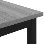 vidaXL Table basse Gris Sonoma 60 x 30 x 36 cm Bois d'ingénierie