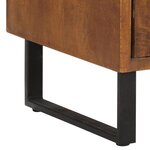 vidaXL Table de chevet 40x30x50 cm Bois de manguier massif