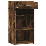 vidaXL Buffet chêne fumé 45x42 5x93 cm bois d'ingénierie