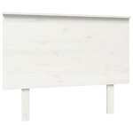 vidaXL Tête de lit Blanc 104x6x82 5 cm Bois massif de pin
