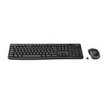 Kit souris et clavier sans fil combi pack standard usb belgian noir