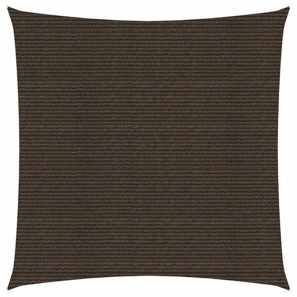 vidaXL Voile d'ombrage 160 g/m² Marron 7x7 m PEHD