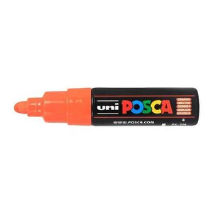 Marqueur pointe large conique pc7m of orange foncé x 6 posca