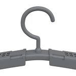 vidaXL Cintres extensibles 5 Pièces Gris