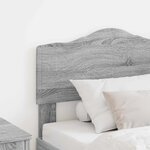 vidaXL Tête de lit Gris Sonoma 80 cm Bois d'ingénierie