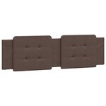 vidaXL Cadre de lit sans matelas marron 180x200 cm similicuir