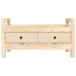 vidaXL Banc d'entrée 80x40x43 cm Bois de pin massif