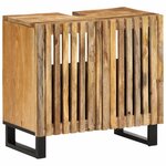 vidaXL Ensemble de meubles de bain 2 Pièces bois massif de manguier brut