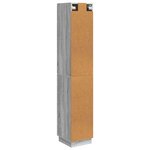 vidaXL Ensemble de Meubles 2 Pièces Sonoma gris 33 x 34 5 x 87 cm
