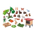 PLAYMOBIL 71252 - Country Enfant avec enclos et lapins