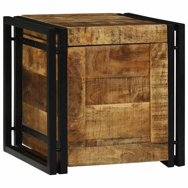 vidaXL Boîte de Rangement 40 x 40 x 40 cm bois de manguier massif