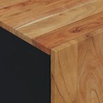 vidaXL Meuble TV 80x33x46 cm bois d'acacia solide et d'ingénierie