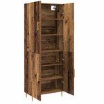 vidaXL Haut Armoire Bois ancien 69 5 x 34 x 180 cm Bois d'ingénierie