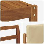 vidaXL Ensemble de canapés d'extérieur 8 Pièces Naturel et Beige