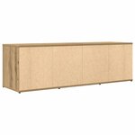 vidaXL Meuble TV chêne artisanal 120x34x37 cm bois d'ingénierie