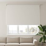 vidaXL Store enrouleur Protection UV Blanc 160 x 140 cm Polyester