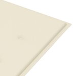 Vidaxl banc de jardin avec coussin 120 cm bois d'acacia massif